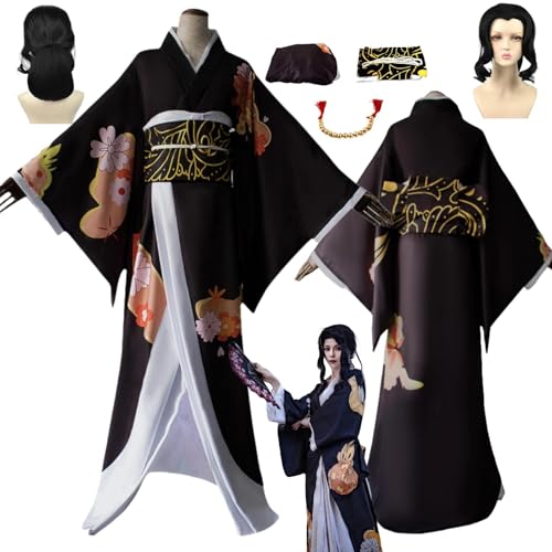 ZYJKGL Anime Cosplay Kibutsuji Muzan Uniform Kostüm Vollständiges Set mit Perücke – Halloween Party Weihnachten und Comic Ausstellung Vollständiges Set Outfit für Erwachsene ZYJKGL Anime Cosplay Kibutsuji Muzan Uniform Kostüm Vollständiges Set mit Perücke – Halloween Party Weihnachten und Comic Ausstellung Vollständiges Set Outfit für Erwachsene von ZYJKGL