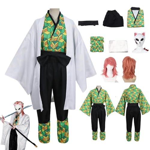 ZYJKGL Anime Cosplay Sabito Uniform Kostüm Vollständiges Set mit Perücke – Halloween Party Weihnachten und Comic Ausstellung Vollständiges Set Outfit für Erwachsene ZYJKGL Anime Cosplay Sabito Uniform Kostüm Vollständiges Set mit Perücke – Halloween Party Weihnachten und Comic Ausstellung Vollständiges Set Outfit für Erwachsene von ZYJKGL