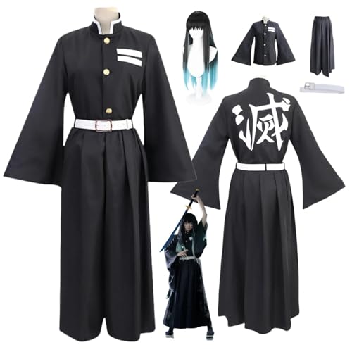ZYJKGL Anime Cosplay Tokitou Muichirou Uniform Kostüm Vollständiges Set mit Perücke – Halloween Party Weihnachten und Comic Ausstellung Vollständiges Set Outfit für Erwachsene ZYJKGL Anime Cosplay Tokitou Muichirou Uniform Kostüm Vollständiges Set mit Perücke – Halloween Party Weihnachten und Comic Ausstellung Vollständiges Set Outfit für Erwachsene von ZYJKGL