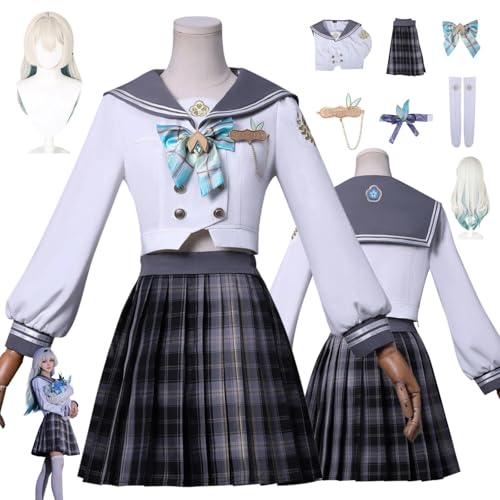 ZYJKGL Anime Firefly Cosplay Uniform Honkai Star Rail Kostüm Voll Set mit Perücke – Halloween Party und Anime Konventionen Vollständiges Set Outfit Erwachsene ZYJKGL Anime Firefly Cosplay Uniform Honkai Star Rail Kostüm Voll Set mit Perücke – Halloween Party und Anime Konventionen Vollständiges Set Outfit Erwachsene von ZYJKGL