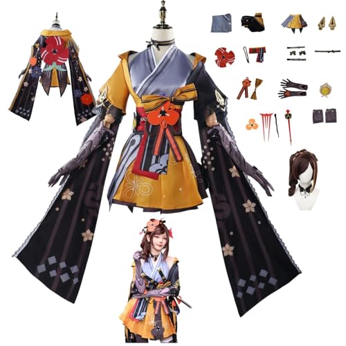 ZYJKGL Anime Genshin Impact Cosplay Uniform Chiori Cosplay Kostüm Vollständiges Set – Halloween Party und Anime Konventionen Vollständiges Set Outfit Erwachsene ZYJKGL Anime Genshin Impact Cosplay Uniform Chiori Cosplay Kostüm Vollständiges Set – Halloween Party und Anime Konventionen Vollständiges Set Outfit Erwachsene von ZYJKGL