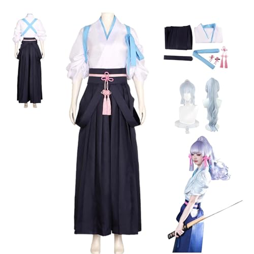 ZYJKGL Anime Genshin Impact Cosplay Uniform Kamisato Ayaka Cosplay Kostüm Vollständiges Set – Halloween Party und Anime Konventionen Vollständiges Set Outfit Erwachsene ZYJKGL Anime Genshin Impact Cosplay Uniform Kamisato Ayaka Cosplay Kostüm Vollständiges Set – Halloween Party und Anime Konventionen Vollständiges Set Outfit Erwachsene von ZYJKGL