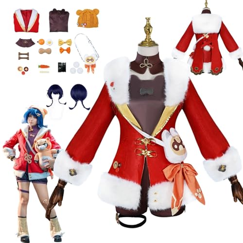 ZYJKGL Anime Genshin Impact Cosplay Uniform Mao Xiangling Cosplay Kostüm Vollständiges Set – Halloween Party und Anime Konventionen Vollständiges Set Outfit Erwachsene ZYJKGL Anime Genshin Impact Cosplay Uniform Mao Xiangling Cosplay Kostüm Vollständiges Set – Halloween Party und Anime Konventionen Vollständiges Set Outfit Erwachsene von ZYJKGL