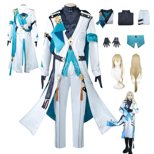 ZYJKGL Anime Luocha Cosplay Uniform Honkai Star Rail Kostüm Voll Set mit Perücke – Halloween Party und Anime Konventionen Vollständiges Set Outfit Erwachsene ZYJKGL Anime Luocha Cosplay Uniform Honkai Star Rail Kostüm Voll Set mit Perücke – Halloween Party und Anime Konventionen Vollständiges Set Outfit Erwachsene von ZYJKGL
