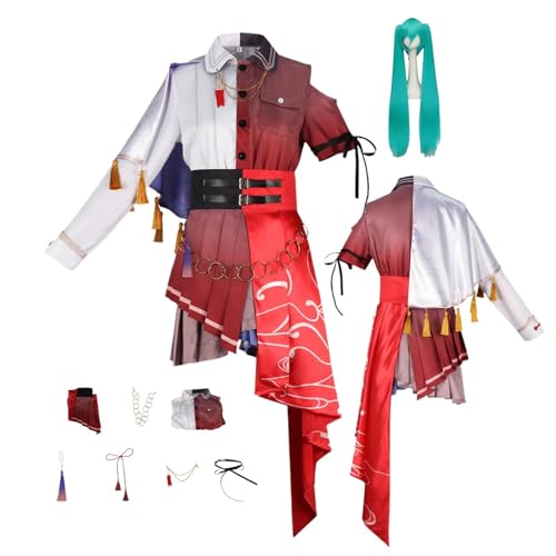 ZYJKGL Anime Project Sekai Color'ful Sta'ge Cosplay Uniform H'atsun'e M'ik'u Cosplay Kostüm Vollständiges Set – Halloween Party und Anime Konventionen Vollständiges Set Outfit Erwachsene ZYJKGL Anime Project Sekai Color'ful Sta'ge Cosplay Uniform H'atsun'e M'ik'u Cosplay Kostüm Vollständiges Set – Halloween Party und Anime Konventionen Vollständiges Set Outfit Erwachsene von ZYJKGL