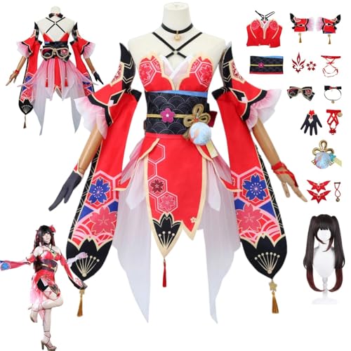 ZYJKGL Anime Sparkle Cosplay Uniform Honkai Star Rail Kostüm Voll Set mit Perücke – Halloween Party und Anime Konventionen Vollständiges Set Outfit Erwachsene ZYJKGL Anime Sparkle Cosplay Uniform Honkai Star Rail Kostüm Voll Set mit Perücke – Halloween Party und Anime Konventionen Vollständiges Set Outfit Erwachsene von ZYJKGL