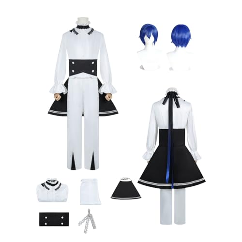 ZYJKGL Cosplay Uniform Anime Colorf'ulStage KAITO Cosplay Kostüm Vollständiges Set mit Perücke – Halloween Party und Anime Konventionen Vollständiges Set Outfit für Frauen Erwachsene ZYJKGL Cosplay Uniform Anime Colorf'ulStage KAITO Cosplay Kostüm Vollständiges Set mit Perücke – Halloween Party und Anime Konventionen Vollständiges Set Outfit für Frauen Erwachsene von ZYJKGL