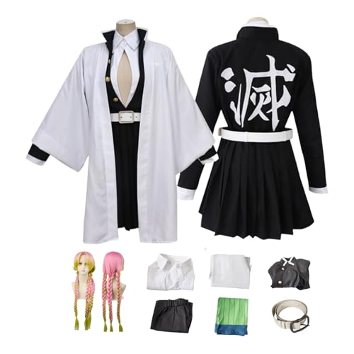 ZYJKGL Cosplay Uniform Anime Demon Slayer Kanroji Mitsuri Cosplay Kostüm Vollständiges Set mit Perücke – Halloween Party Weihnachtskonventionen Vollständiges Set Outfit für Frauen Erwachsene ZYJKGL Cosplay Uniform Anime Demon Slayer Kanroji Mitsuri Cosplay Kostüm Vollständiges Set mit Perücke – Halloween Party Weihnachtskonventionen Vollständiges Set Outfit für Frauen Erwachsene von ZYJKGL