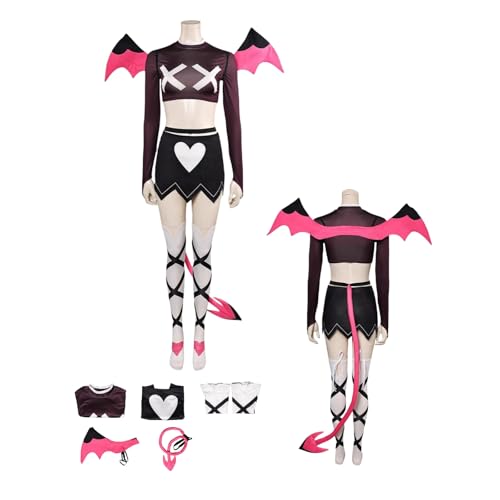 ZYJKGL Cosplay Uniform Anime Helluva Boss Cristina Valenzuela Cosplay Kostüm Vollständiges Set mit Perücke – Halloween Party und Anime Konventionen Vollständiges Set Outfit für Frauen Erwachsene ZYJKGL Cosplay Uniform Anime Helluva Boss Cristina Valenzuela Cosplay Kostüm Vollständiges Set mit Perücke – Halloween Party und Anime Konventionen Vollständiges Set Outfit für Frauen Erwachsene von ZYJKGL