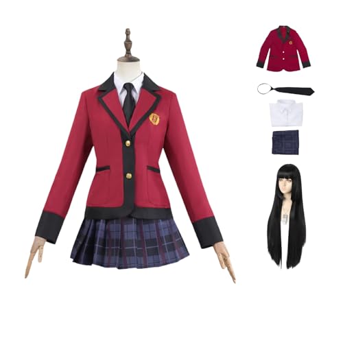 ZYJKGL Jabami Yumeko Cosplay Kostüme Kakegurui Charakter Fancy Dress Up Erwachsene Uniform Outfits Volles Set Halloween Karneval Party ZYJKGL Jabami Yumeko Cosplay Kostüme Kakegurui Charakter Fancy Dress Up Erwachsene Uniform Outfits Volles Set Halloween Karneval Party von ZYJKGL