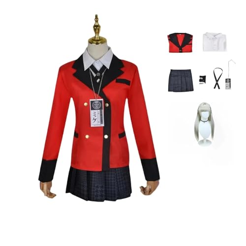 ZYJKGL Momobami Ririka Cosplay Kostüme Kakegurui Charakter Fancy Dress Up Erwachsene Uniform Outfits Volles Set Halloween Karneval Party ZYJKGL Momobami Ririka Cosplay Kostüme Kakegurui Charakter Fancy Dress Up Erwachsene Uniform Outfits Volles Set Halloween Karneval Party von ZYJKGL