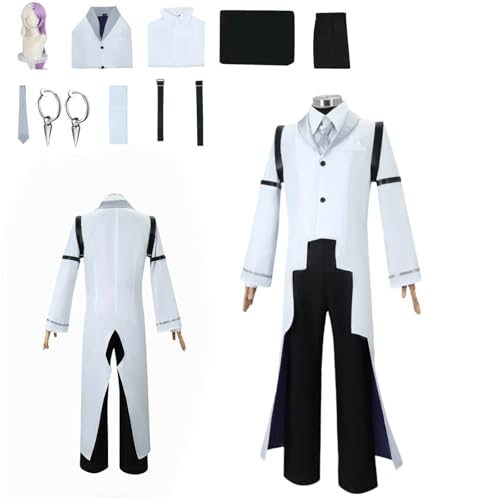 ZYJKGL Sigma Cosplay Kostüme Bungo Stray Dogs Charakter Fancy Dress Up Erwachsene Uniform Outfits Volles Set Halloween Karneval Party ZYJKGL Sigma Cosplay Kostüme Bungo Stray Dogs Charakter Fancy Dress Up Erwachsene Uniform Outfits Volles Set Halloween Karneval Party von ZYJKGL