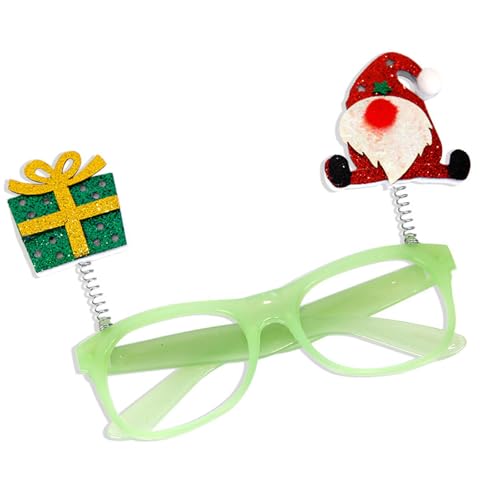 Weihnachtsbrille Neujahr Brille Cartoon Weihnachten Party Dekorationen Weihnachten Einzigartige Foto Requisiten von ZYKEJJDDAK