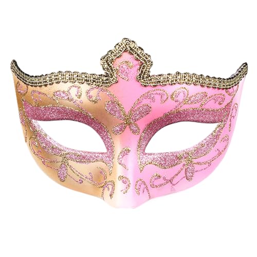 ZYKEJJDDAK Antikes halbes Gesicht für Frauen, Maskerade, Abend, Bälle, Venezianer, Halloween-Party ZYKEJJDDAK Antikes halbes Gesicht für Frauen, Maskerade, Abend, Bälle, Venezianer, Halloween-Party von ZYKEJJDDAK