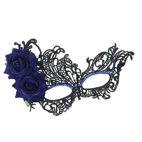 ZYKEJJDDAK Damen-Maske, mit Strass, Ball, Abschlussball, Venezianer, Party, halbes Gesicht, Spitzen-Augenmaske ZYKEJJDDAK Damen-Maske, mit Strass, Ball, Abschlussball, Venezianer, Party, halbes Gesicht, Spitzen-Augenmaske von ZYKEJJDDAK