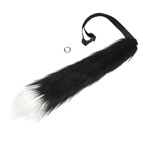 ZYKEJJDDAK Fuchsschwanz Katzen Ohren Haarband Lovely Plüsch Tier Schwanz Verstellbarer Gürtel Halloween Kostüm Zubehör ZYKEJJDDAK Fuchsschwanz Katzen Ohren Haarband Lovely Plüsch Tier Schwanz Verstellbarer Gürtel Halloween Kostüm Zubehör von ZYKEJJDDAK