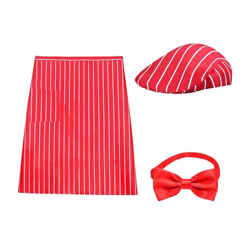 ZYKEJJDDAK Kellner-Kostüm für Erwachsene, 1950er-Jahre, Hot Dogs, Sodas Jerk, Film, Nacht, Kellnerin, Cosplay, für Zirkus-Party, Halloween, Cosplay, 3-teilig ZYKEJJDDAK Kellner-Kostüm für Erwachsene, 1950er-Jahre, Hot Dogs, Sodas Jerk, Film, Nacht, Kellnerin, Cosplay, für Zirkus-Party, Halloween, Cosplay, 3-teilig von ZYKEJJDDAK