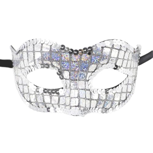 ZYKEJJDDAK Maskerades Gras Venezianer Party Pailletten Halbgesicht Halloween Ball Cosplay Aufführungen ZYKEJJDDAK Maskerades Gras Venezianer Party Pailletten Halbgesicht Halloween Ball Cosplay Aufführungen von ZYKEJJDDAK