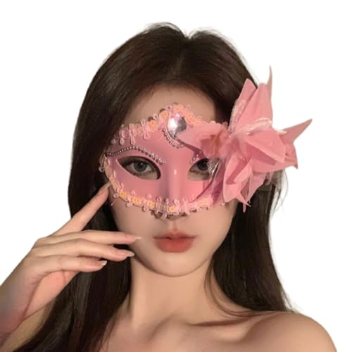 ZYKEJJDDAK Masquerades Venezianer-Maske, Glitzer, halbes Gesicht, Augenmaske für Halloween, Ball, Cosplay, Aufführungen, Karneval ZYKEJJDDAK Masquerades Venezianer-Maske, Glitzer, halbes Gesicht, Augenmaske für Halloween, Ball, Cosplay, Aufführungen, Karneval von ZYKEJJDDAK