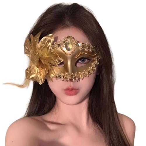 ZYKEJJDDAK Masquerades Venezianer-Maske, Glitzer, halbes Gesicht, Augenmaske für Halloween, Ball, Cosplay, Aufführungen, Karneval ZYKEJJDDAK Masquerades Venezianer-Maske, Glitzer, halbes Gesicht, Augenmaske für Halloween, Ball, Cosplay, Aufführungen, Karneval von ZYKEJJDDAK