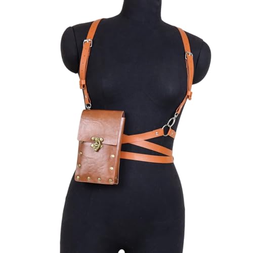 ZYKEJJDDAK Renaissance-Wikinger-Kostüm-Zubehör, mittelalterliche Piratentasche, Hüftgurt, Gürtel, Halloween, Renaissancen ZYKEJJDDAK Renaissance-Wikinger-Kostüm-Zubehör, mittelalterliche Piratentasche, Hüftgurt, Gürtel, Halloween, Renaissancen von ZYKEJJDDAK