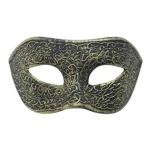 ZYKEJJDDAK Retro Maskerade Gras Venezianer Party Halbgesicht für Halloween Ball Cosplay Aufführungen ZYKEJJDDAK Retro Maskerade Gras Venezianer Party Halbgesicht für Halloween Ball Cosplay Aufführungen von ZYKEJJDDAK