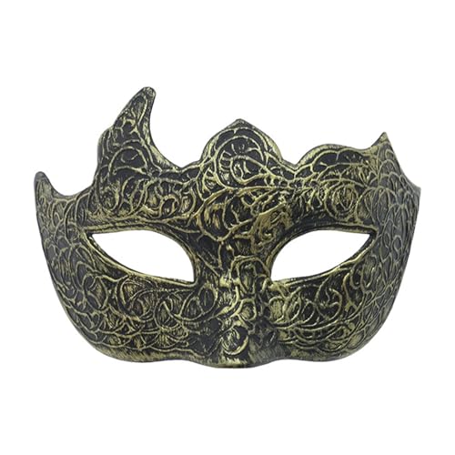 ZYKEJJDDAK Retro Maskerade Gras Venezianer Party Halbgesicht für Halloween Ball Cosplay Aufführungen ZYKEJJDDAK Retro Maskerade Gras Venezianer Party Halbgesicht für Halloween Ball Cosplay Aufführungen von ZYKEJJDDAK