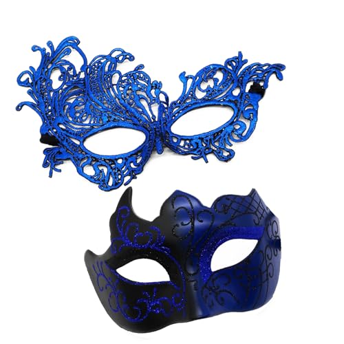ZYKEJJDDAK Venezianer-Kostüm für Paare, Halloween, Karneval, Cosplay, Party, Ball, Hochzeit, Party, Venezianer, für Maskeraden ZYKEJJDDAK Venezianer-Kostüm für Paare, Halloween, Karneval, Cosplay, Party, Ball, Hochzeit, Party, Venezianer, für Maskeraden von ZYKEJJDDAK