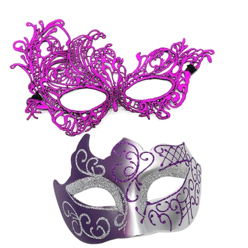 ZYKEJJDDAK Venezianer-Kostüm für Paare, Halloween, Karneval, Cosplay, Party, Ball, Hochzeit, Party, Venezianer, für Maskeraden ZYKEJJDDAK Venezianer-Kostüm für Paare, Halloween, Karneval, Cosplay, Party, Ball, Hochzeit, Party, Venezianer, für Maskeraden von ZYKEJJDDAK