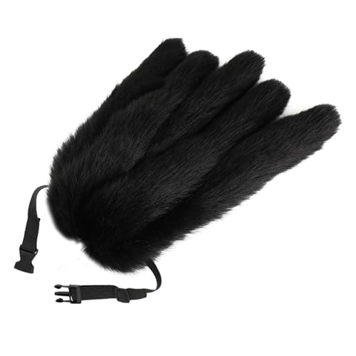 ZYKEJJDDAK Weicher Tierschwanz Fuchs Schwanz Verstellbarer Gürtel Füchse Kostüm Schwanz für Cosplay Halloween Party ZYKEJJDDAK Weicher Tierschwanz Fuchs Schwanz Verstellbarer Gürtel Füchse Kostüm Schwanz für Cosplay Halloween Party von ZYKEJJDDAK