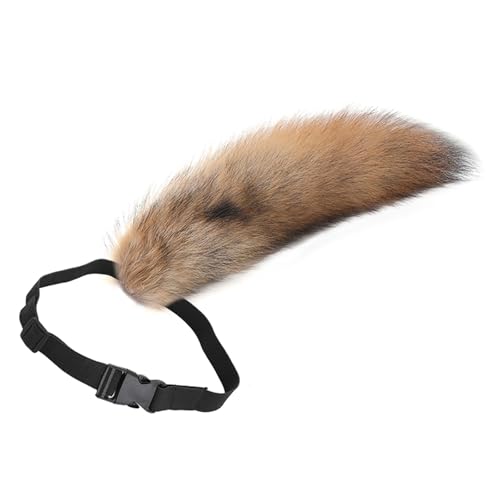 ZYKEJJDDAK Weicher langer Schwanz, Fuchsschwanz, verstellbarer Gürtel, Fuchs, Kostüm, Schwanz, handgefertigte Tierschwanz-Dekorationen für Halloween ZYKEJJDDAK Weicher langer Schwanz, Fuchsschwanz, verstellbarer Gürtel, Fuchs, Kostüm, Schwanz, handgefertigte Tierschwanz-Dekorationen für Halloween von ZYKEJJDDAK