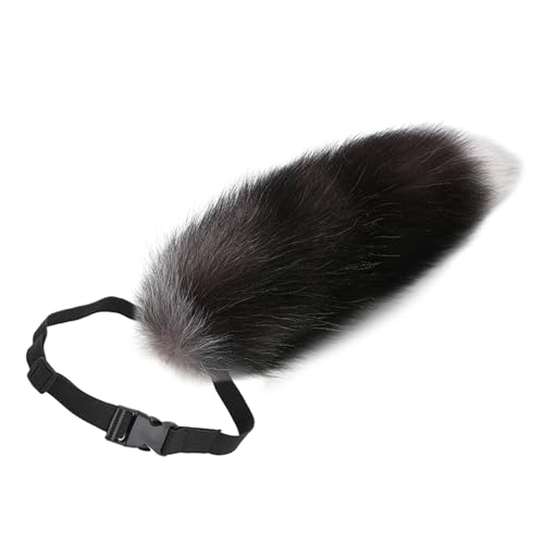 ZYKEJJDDAK Weicher langer Schwanz, Fuchsschwanz, verstellbarer Gürtel, Fuchs, Kostüm, Schwanz, handgefertigte Tierschwanz-Dekorationen für Halloween ZYKEJJDDAK Weicher langer Schwanz, Fuchsschwanz, verstellbarer Gürtel, Fuchs, Kostüm, Schwanz, handgefertigte Tierschwanz-Dekorationen für Halloween von ZYKEJJDDAK