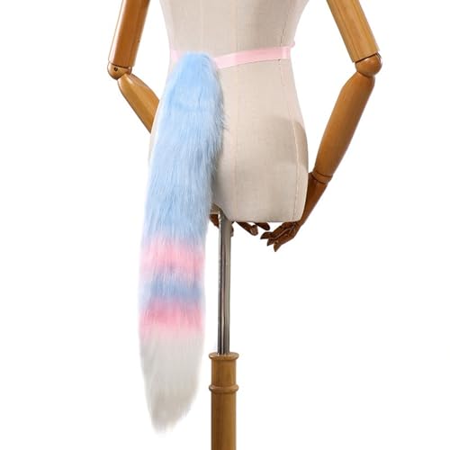 ZYKEJJDDAK Wolfsschwanz Katzen Schwanz Pelze Plüsch Füchse Schwanz Cosplays Karneval Party Weihnachten Animes Zubehör Halloween ZYKEJJDDAK Wolfsschwanz Katzen Schwanz Pelze Plüsch Füchse Schwanz Cosplays Karneval Party Weihnachten Animes Zubehör Halloween von ZYKEJJDDAK