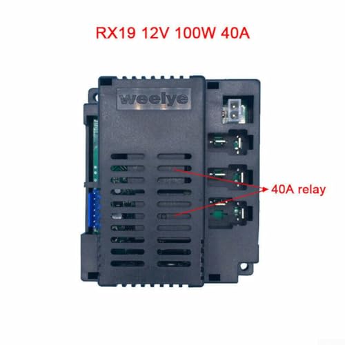 Weelye Elektrische Fahrt auf Spielzeugauto Fernbedienung Empfänger Schrittweise Frequenz Pairing Anleitung (RX19 12V) von ZYNCUE