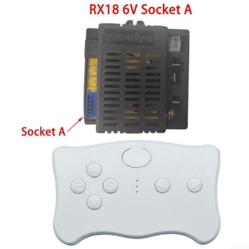 ZYNCUE 2 4G RC Empfänger für Kinder Elektrische Spielzeugautos Unterstützt mehrere Spannungsoptionen (RX18A 6V Full Set) von ZYNCUE