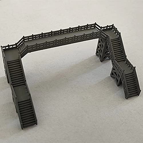 Modellbrücke für Outland Modelle Eisenbahn Landschaft Overhead Footbridge 1:220 Z Maßstab Zubehör von ZYWUOY