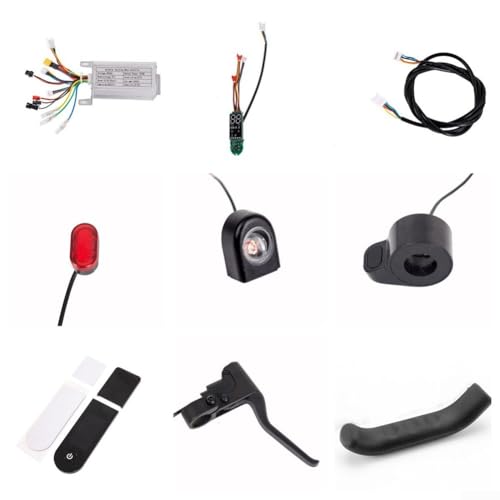 Scooter Controller Armaturenbrett Set 36V 350W mit Sicherheitsfunktionen und benutzerfreundlichem Design (D) von ZYWUOY