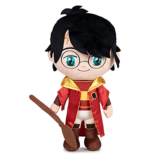 Harry Potter Wizard Plüschtier mit Quidditch-Uniform, 30 cm von Play by Play