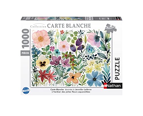 Nathan 4005556873609 1000 Teile – Herbarium Karte B Puzzle Erwachsene von ZYZYZK