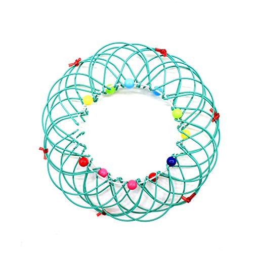 URFEDA Magisches Mandala-Blumenkorb-Spielzeug, handgefertigter Draht-Metall-Ring, Spielzeug, Angstlinderung, Metall-Ring, Spielzeug, magischer Mandala-Blumenkorb, Spielzeug für Kinder und Erwachsene von ZYZYZK