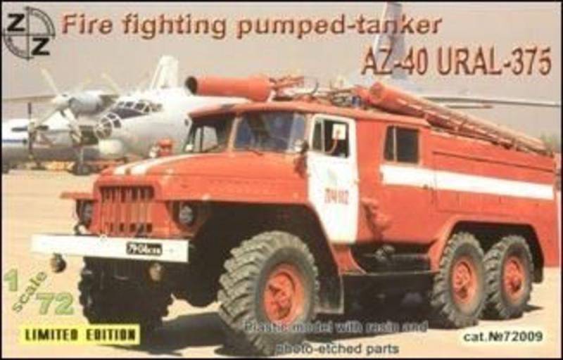 AZ-40 Ural-375 fire fighter von ZZ Modell