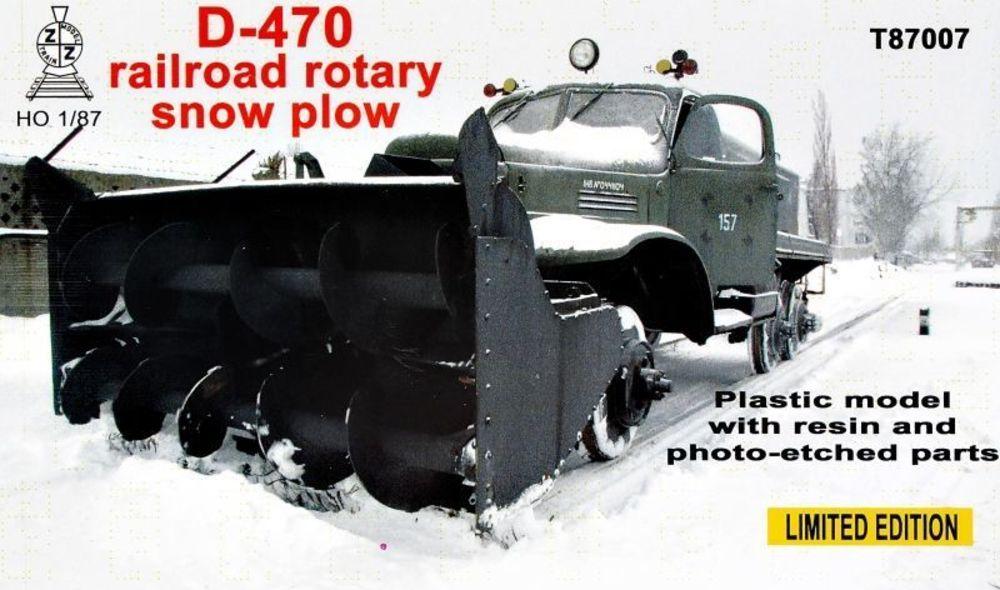 D-470 Railroad rotary snow plow von ZZ Modell