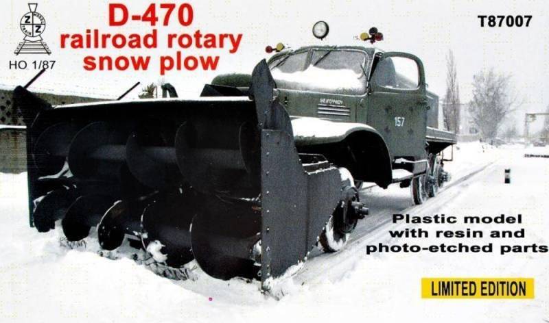 D-470 Railroad rotary snow plow von ZZ Modell