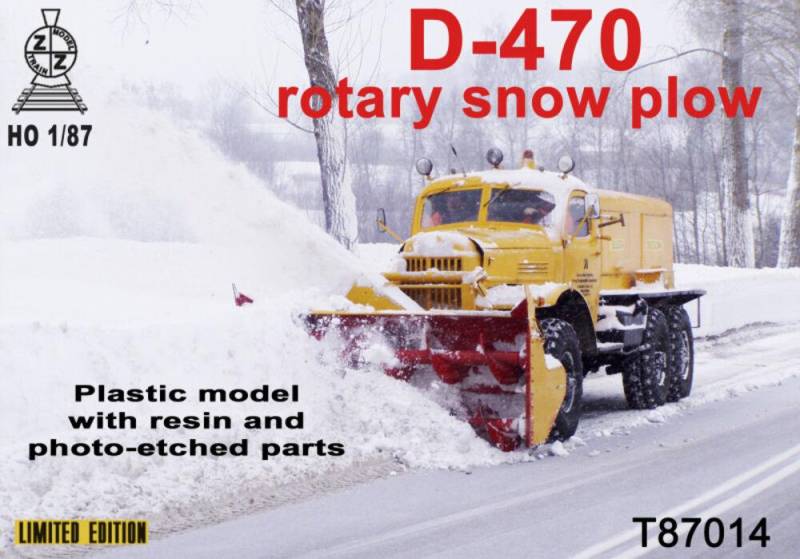 D-470 rotary snow plow von ZZ Modell