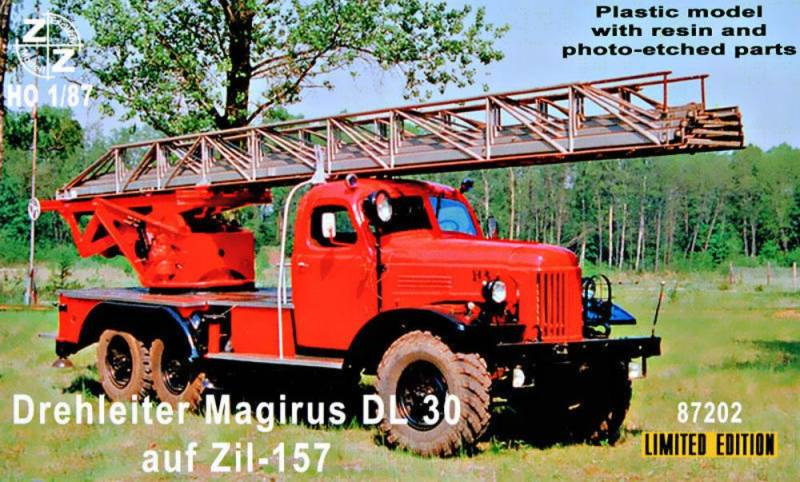 Drehleiter Magirus DL30 auf Zil-157 - Limited Edition von ZZ Modell