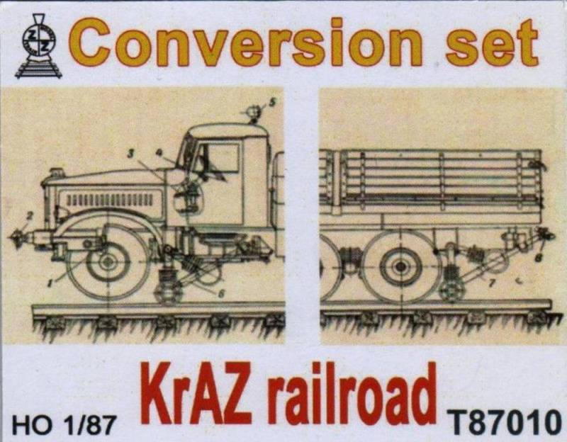 KrAZ railroad (conversion set) von ZZ Modell