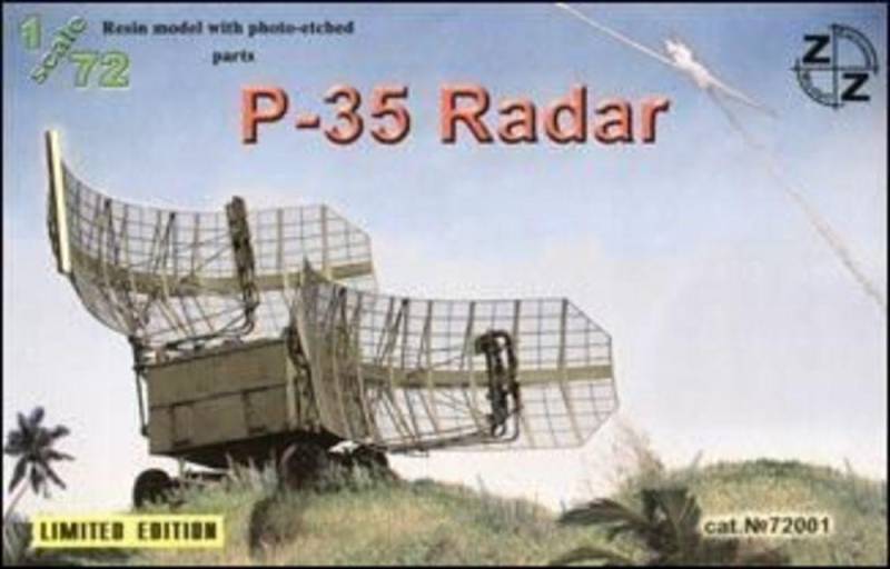 P-35 Soviet radar, resin/pe von ZZ Modell