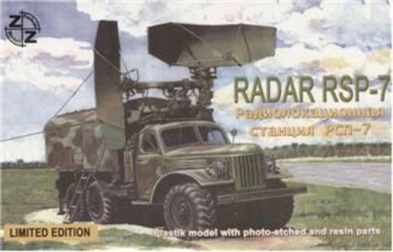 RSP-7 Soviet radar vehicle von ZZ Modell