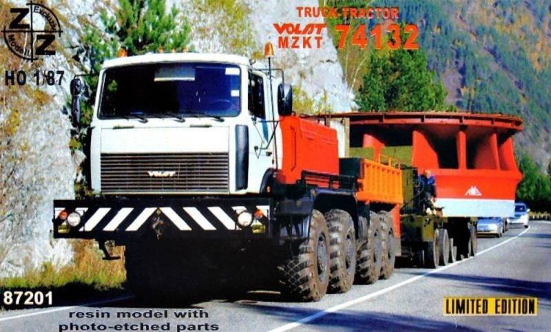 Volat MZKT74132 Truck-Tractor von ZZ Modell