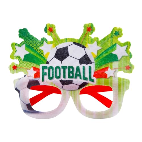 ZZHZGZ Europapokal-Fußball-Fan-Brille, Fußball-Party-Dekoration, Cheer-Requisiten-Brille Brillenputzgerät Party Brille Set von ZZHZGZ